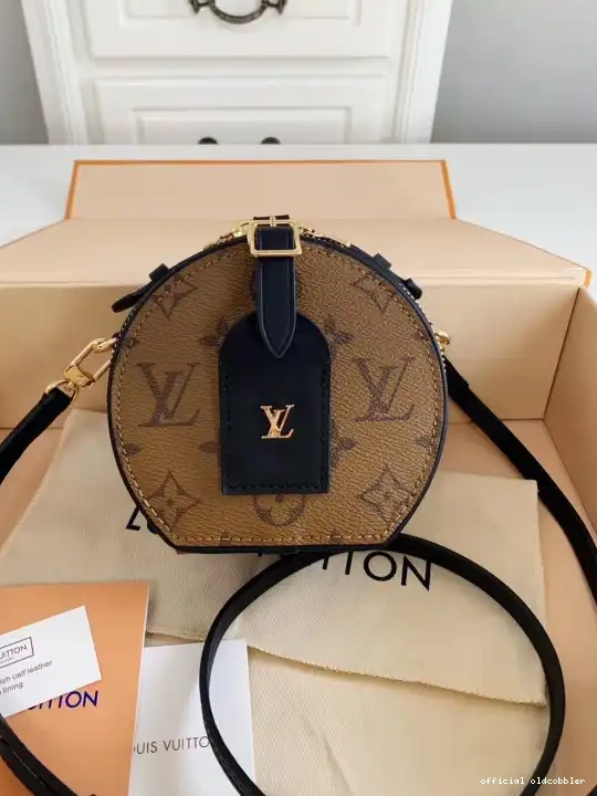 Official oldcobbler VUITTON MINI LOUIS BOITE CHAPEAU 0515
